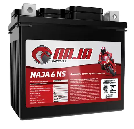 Bateria Moto Naja 6Ns 12V 6Ah é boa? Análise Completa