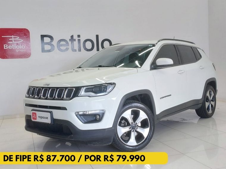 Jeep COMPASS 2.0 16V FLEX LONGITUDE AUTOMÁTICO 2018 (foto 1 de 20)