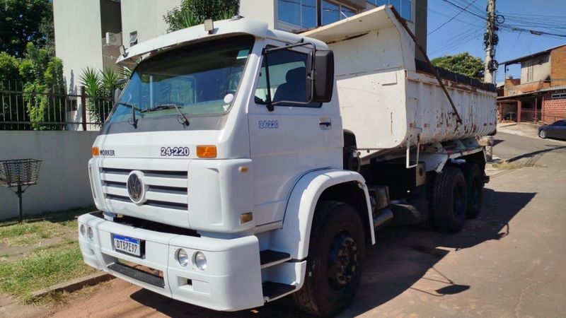 Volkswagen 24220 VW 24-220 WORKER T 3-EIXOS CAÇAMBA 2007