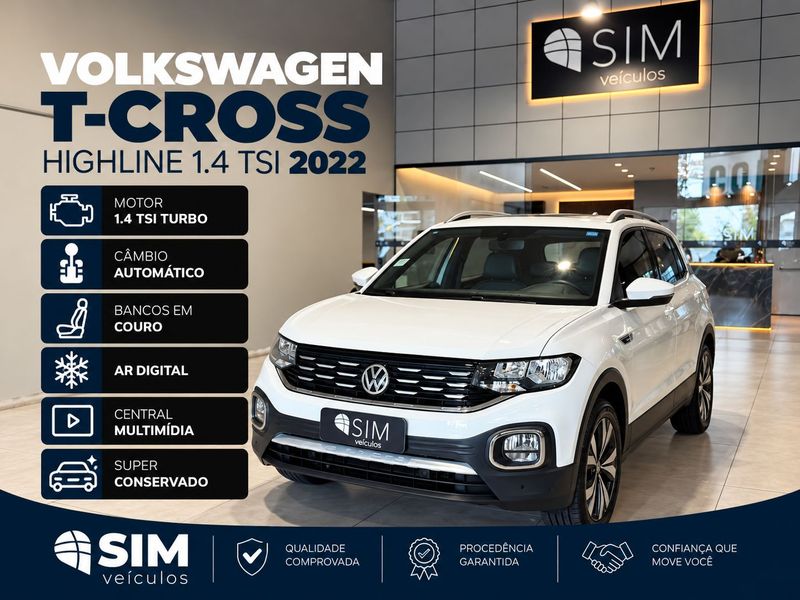 Volkswagen T-CROSS HIGHLINE 1.4 TSI 16V 2022